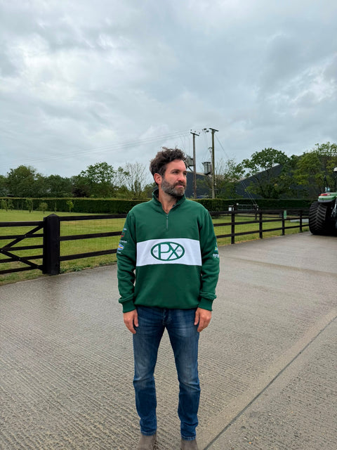 P.X Farms Branded Rugby 1/4 Zip