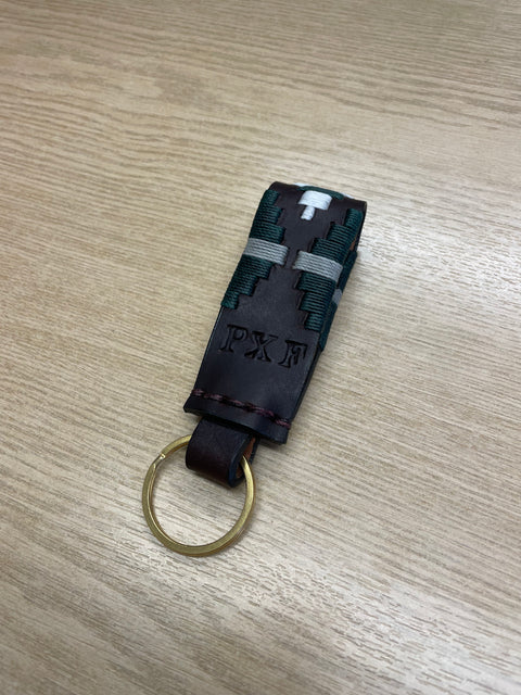 Argentinian P.X. Farms Leather Key Ring